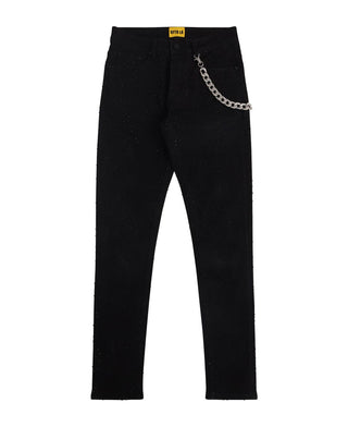 AMI JET BLK SKINNY