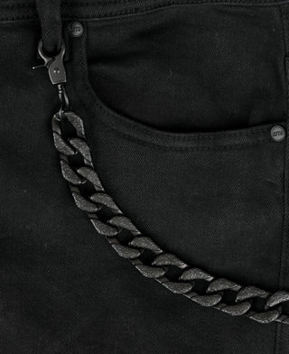 DAVID WAX BLK SKINNY DENIM