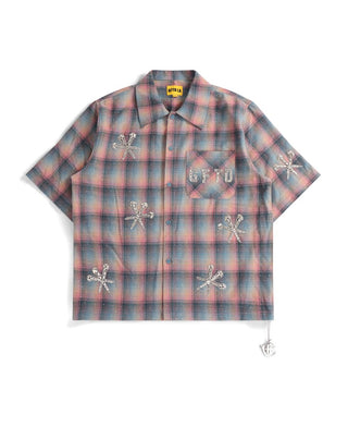 DAGGER PATCH LT BLUE SHIRT