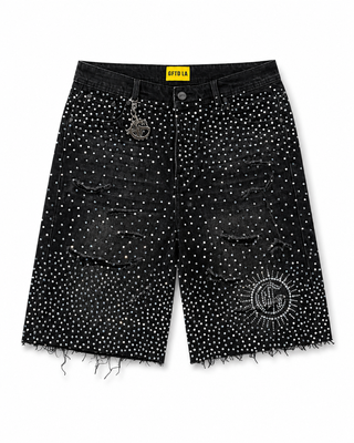 REVOLT SHORT BLACK WASH