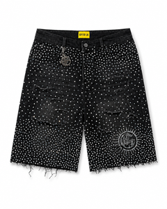 REVOLT SHORT BLACK WASH