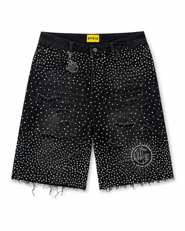 REVOLT SHORT BLACK WASH