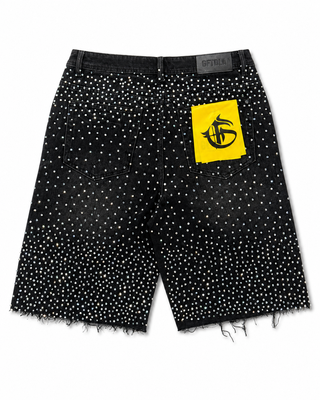 REVOLT SHORT BLACK WASH