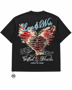 HEART BLACK TEE