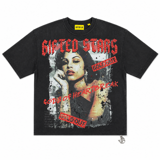 HEARTBREAK BLK TEE