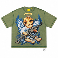 GIFTED REGIME OLIVE TEE