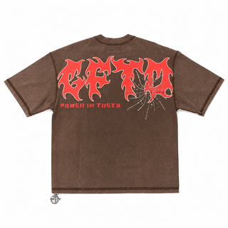 POWER IN TRUTH BROWN TEE