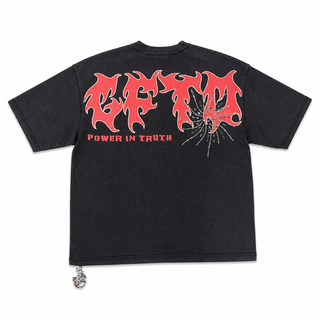 POWER IN TRUTH BLACK TEE