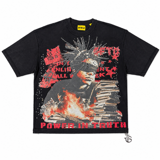 POWER IN TRUTH BLACK TEE