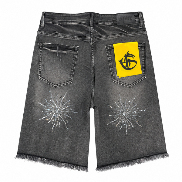 POWER JORT BLK WASH