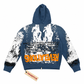 PAIL HORSE HOODIE - BLUE