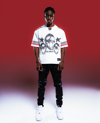 NO MERCY WHITE JERSEY