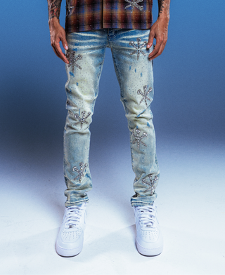 DAGGER PATCH LT DENIM